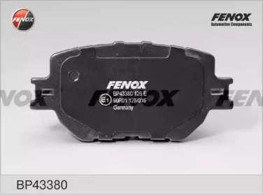 Комплект тормозных колодок FENOX BP43380