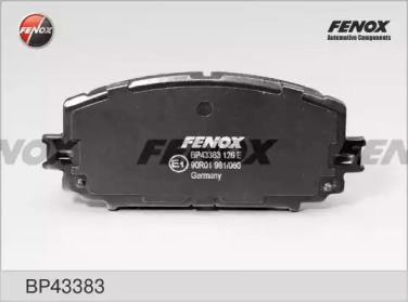 Комплект тормозных колодок FENOX BP43383