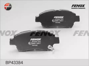 Комплект тормозных колодок FENOX BP43384