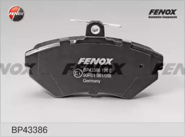 Комплект тормозных колодок FENOX BP43386