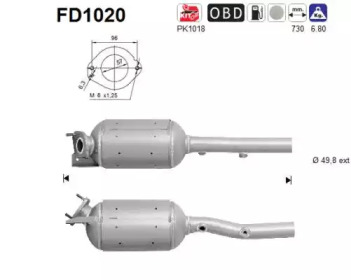 Фильтр AS FD1020