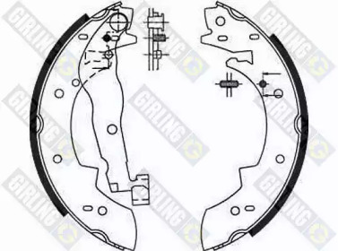 Комплект тормозных колодок GIRLING 5161901