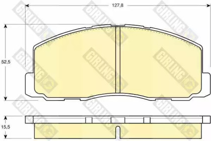 Комплект тормозных колодок GIRLING 6103559