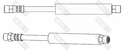 Тормозной шланг GIRLING 9001119