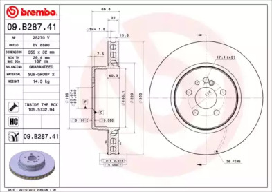 Тормозной диск AP 25270 V