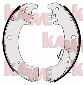 Комлект тормозных накладок KAWE 05090