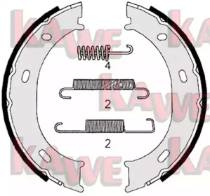 Комлект тормозных накладок KAWE 07959