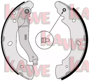 Комлект тормозных накладок KAWE 08580