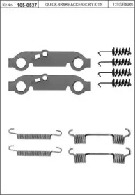 Комплектующие, стояночная тормозная система KAWE 105-0537