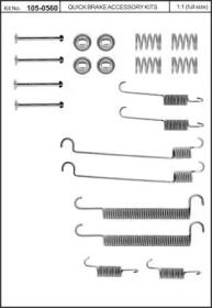 Комплектующие, тормозная колодка KAWE 105-0560