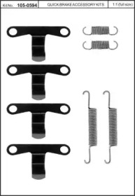 Комплектующие, стояночная тормозная система KAWE 105-0594