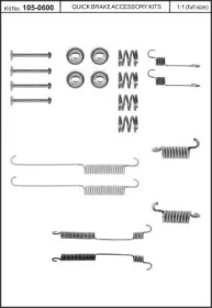 Комплектующие, тормозная колодка KAWE 105-0600