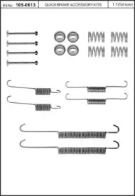 Комплектующие, тормозная колодка KAWE 105-0613