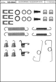 Комплектующие, тормозная колодка KAWE 105-0644