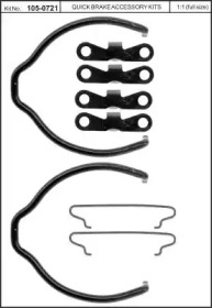 Комплектующие, стояночная тормозная система KAWE 105-0721