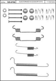 Комплектующие, тормозная колодка KAWE 105-0766