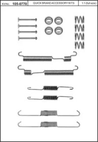 Комплектующие, тормозная колодка KAWE 105-0770