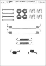 Комплектующие, тормозная колодка KAWE 105-0777
