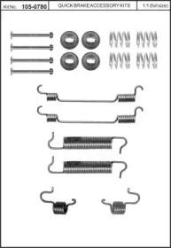 Комплектующие, тормозная колодка KAWE 105-0780