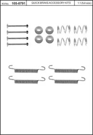 Комплектующие, стояночная тормозная система KAWE 105-0791