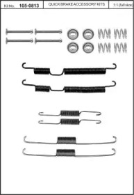 Комплектующие, тормозная колодка KAWE 105-0813