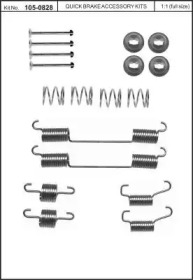 Комплектующие, тормозная колодка KAWE 105-0828