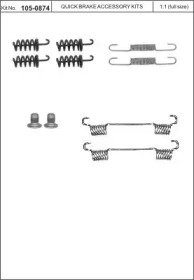 Комплектующие, стояночная тормозная система KAWE 105-0874