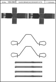 Комплектующие, колодки дискового тормоза KAWE 109-0991