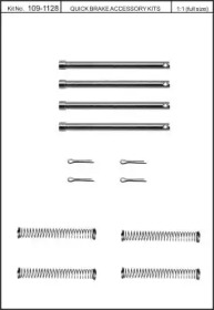 Комплектующие, колодки дискового тормоза KAWE 109-1128