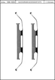 Комплектующие, колодки дискового тормоза KAWE 109-1223