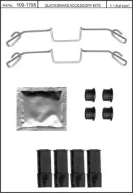 Комплектующие, колодки дискового тормоза KAWE 109-1795