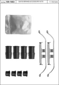 Комплектующие, колодки дискового тормоза KAWE 109-1883