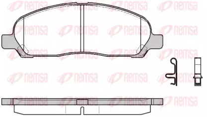 Комплект тормозных колодок KAWE 1120 02