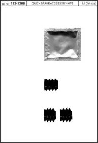 Комплект принадлежностей, тормо KAWE 113-1366