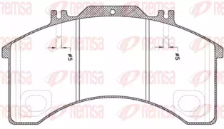 Комплект тормозных колодок KAWE JCA497.00