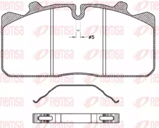 Комплект тормозных колодок KAWE JCA658.00