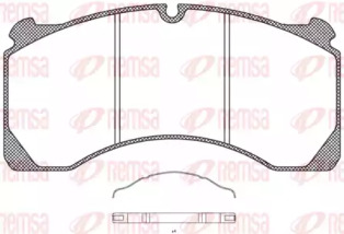 Комплект тормозных колодок KAWE JCA847.00