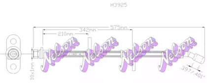 Шлангопровод KAWE H3925