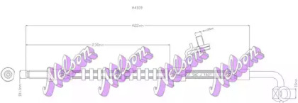 Шлангопровод KAWE H4109