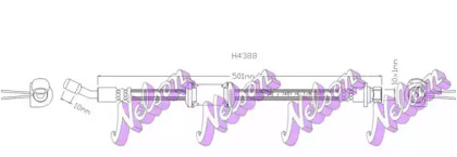 Шлангопровод KAWE H4388