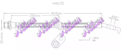 Шлангопровод KAWE H4635