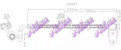 Шлангопровод KAWE H4947