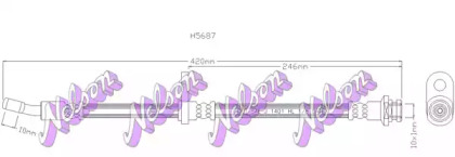 Шлангопровод KAWE H5687