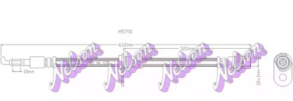 Шлангопровод KAWE H5701