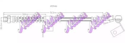 Шлангопровод KAWE H5946