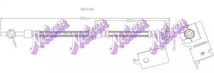 Шлангопровод KAWE H6514Q