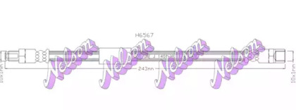 Тормозной шланг KAWE H6567