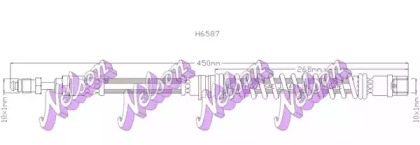 Тормозной шланг KAWE H6587