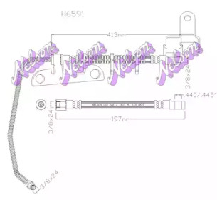 Шлангопровод KAWE H6591