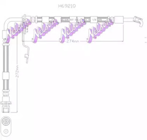 Шлангопровод KAWE H6921Q